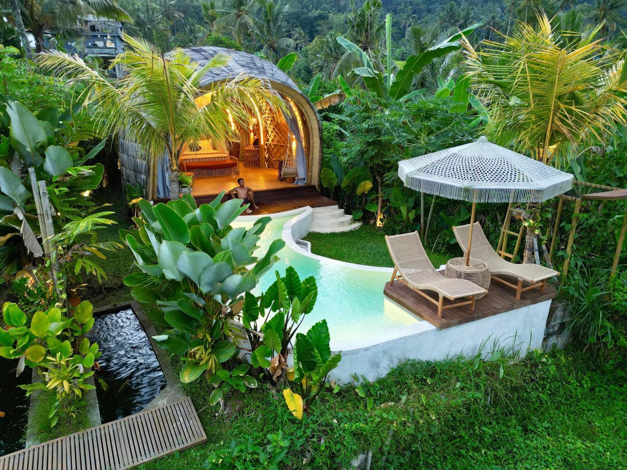 Gladak Di Uma Bali Bed and Breakfast Sidemen  Buitenkant foto